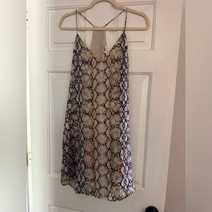 Lavendar Brown Spaghetti Strap Dress